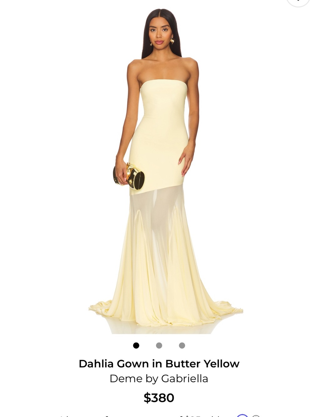 DEME BY GABRIELLA DAHLIA BUTTER YELLOW